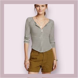 We The Free Starts and Stripes Thermal Henley Top